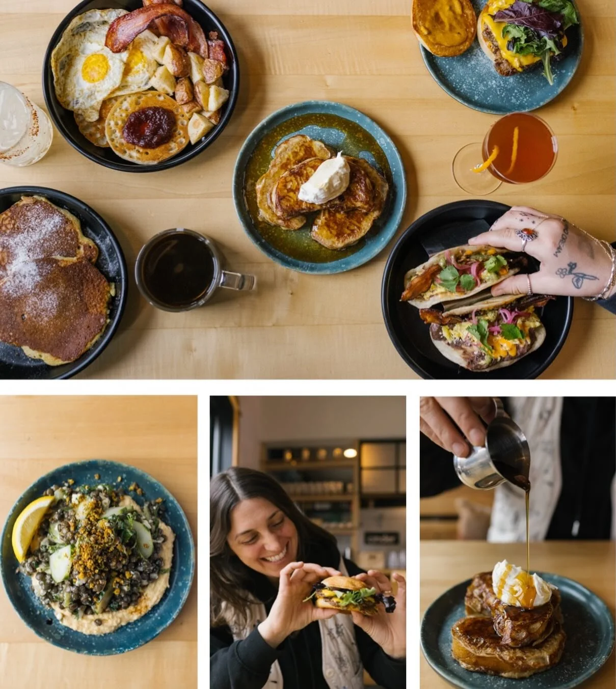 My pals over at @cinderrestaurant let me take some photos of their new brunch menu and let me tell you - it is insane good and you&rsquo;ll just have to go try it for yourself