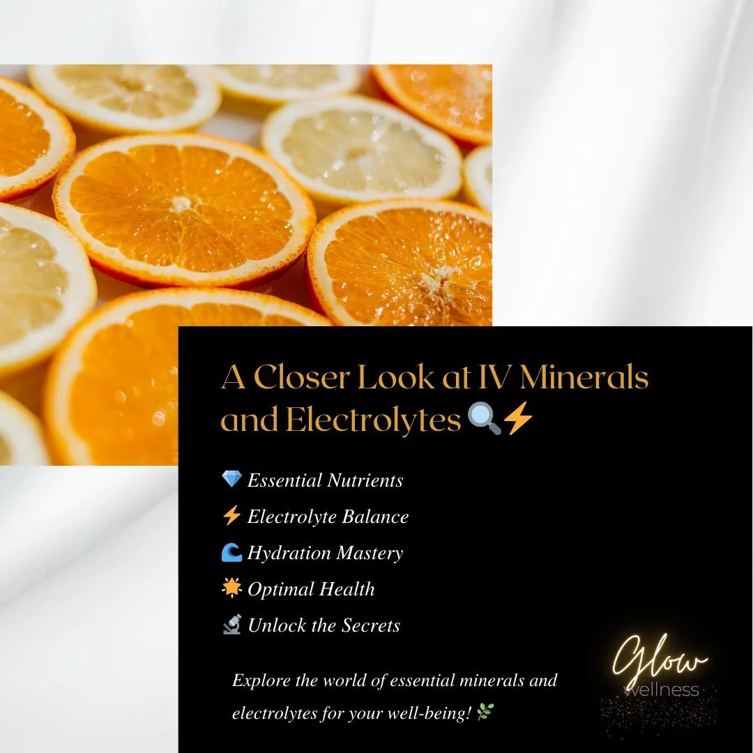 Electrolytes and minerals help support hydration, muscle function, and balance in the body.
IV therapy offers a convenient way to replenish what daily life can deplete.
Explore your wellness options: www.glowwellnesskc.com