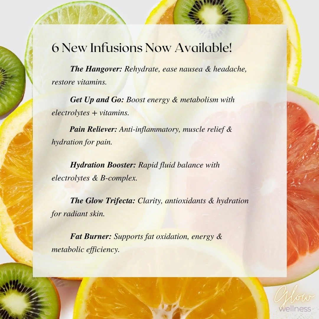 ✨ New Year, New IV Menu!

We&rsquo;ve expanded our infusion options to help you rehydrate, recover, and feel your best&mdash;whether you&rsquo;re chasing energy, focus, clearer skin, or fast relief.

💧 Special Intro Pricing on favorites like:
✔ The 