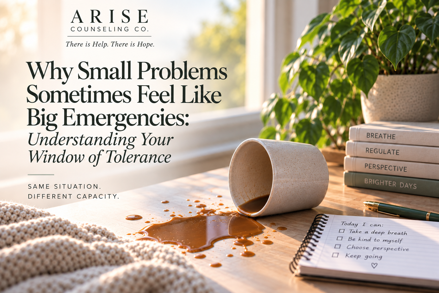 Why Small Problems Sometimes Feel Like Big Emergencies: Understanding Your Window of Tolerance