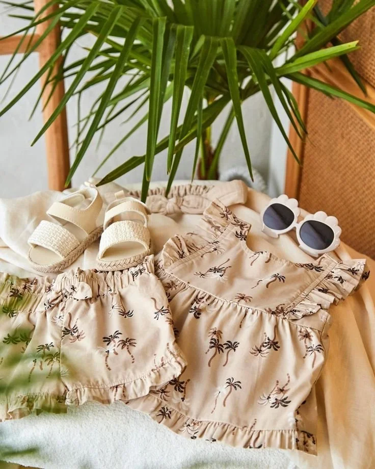 EVA outsole crochet sandals and matte finished shell sunglasses, for a summer delivery at Carter's