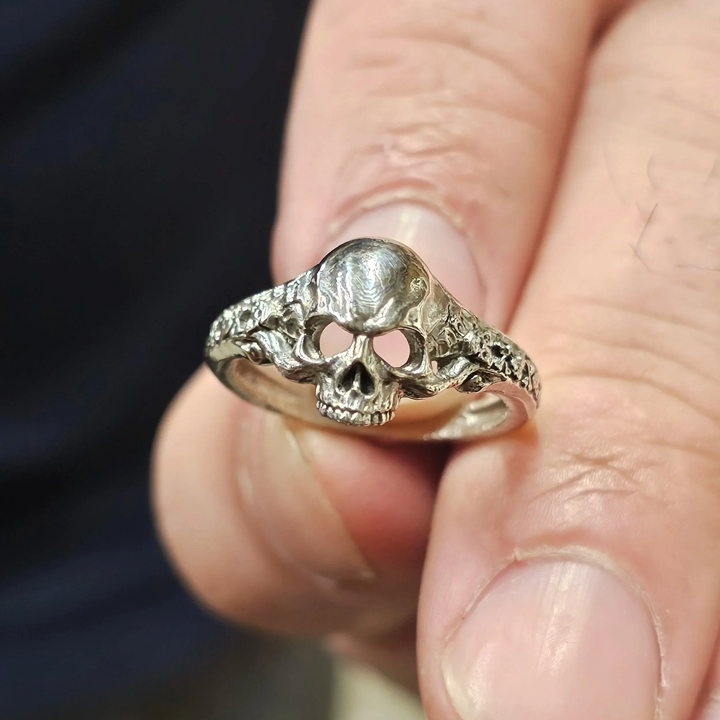 Sterling Silver Skull Ring