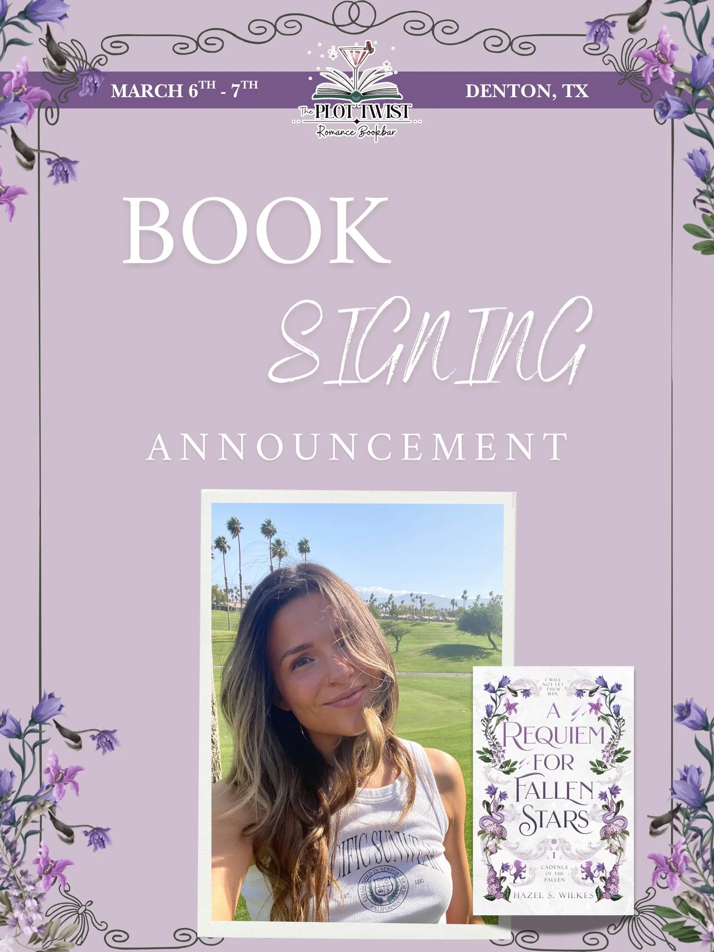 In lieu of the recent D&amp;R festival cancellation, I will be signing at the amazing &amp; incredibly supportive @theplottwistbookbar Friday, March 6th &amp; Saturday, March 7th. If you were planning on attending the festival, I hope you&rsquo;ll co