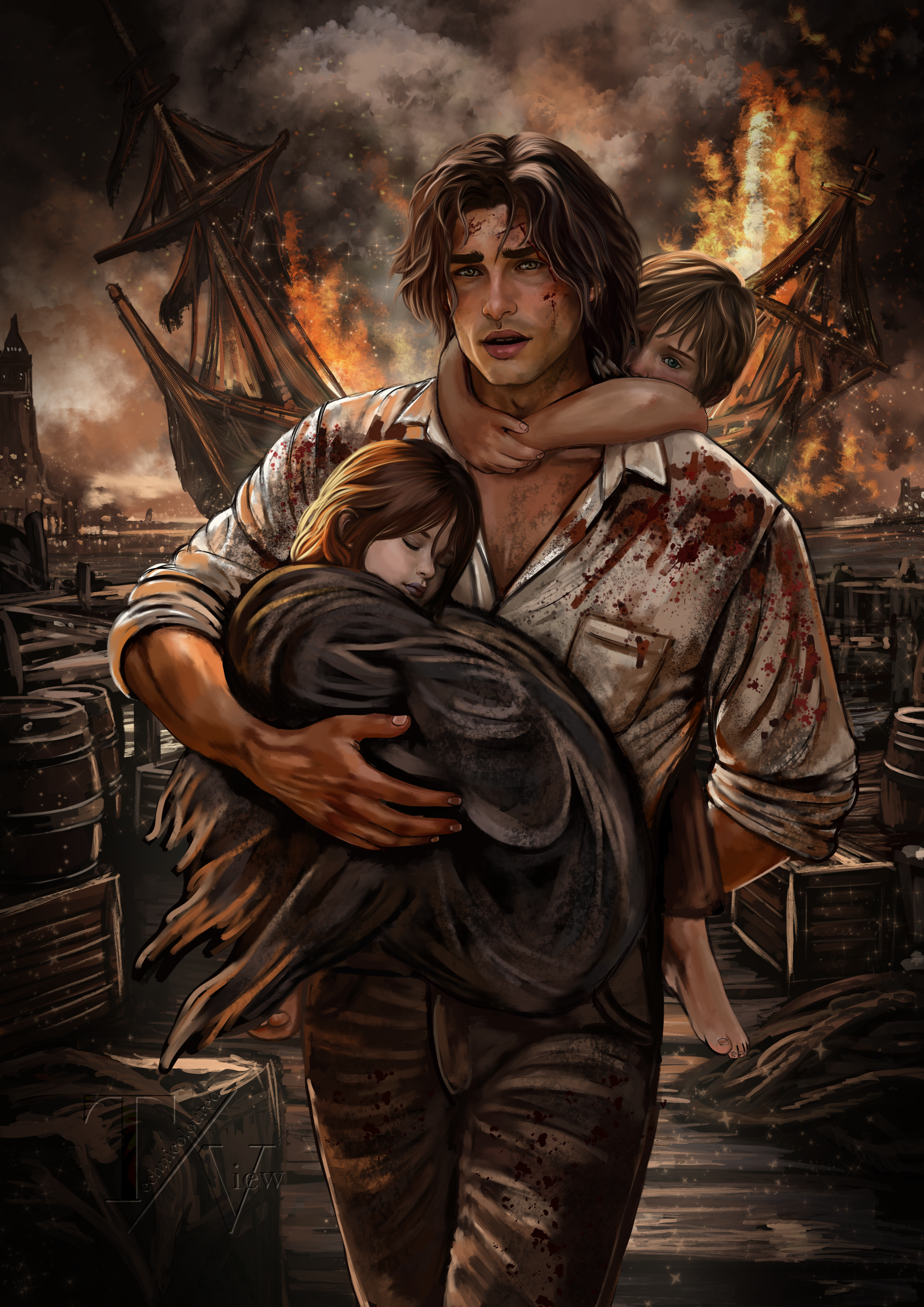 "His name is Gray Nightenjoy" Art Print