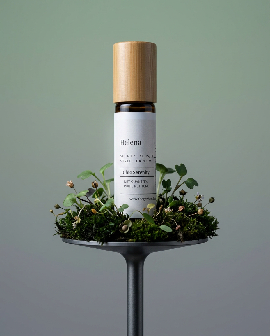 Find your center with Helena—a clinical-grade botanical roll-on with Lavender, Rosemary & Peppermint. Crafted by a Clinical Aromatherapist for calm clarity and focus.