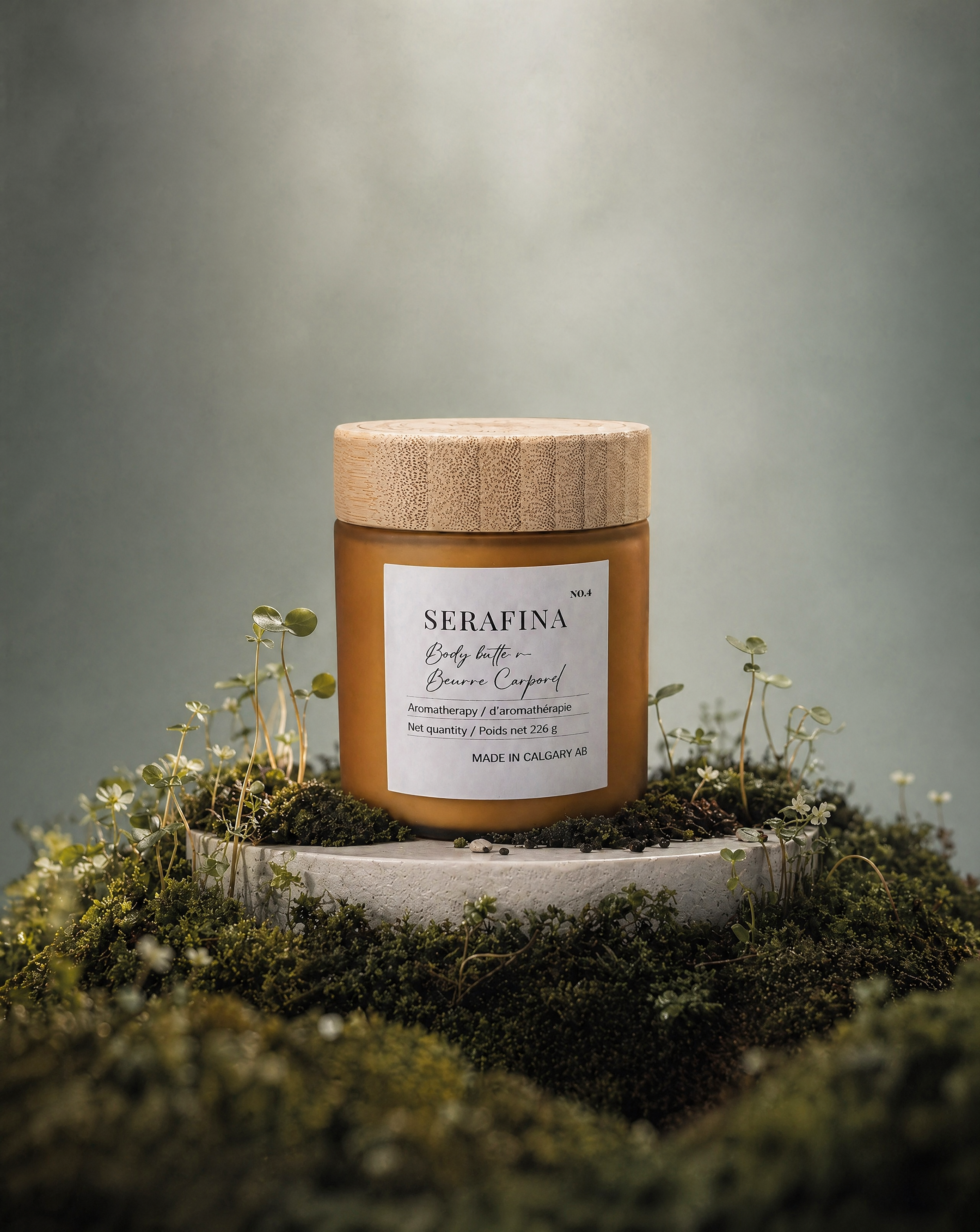 Discover Serafina: a waterless, clinical-grade body butter for high-performance women. Featuring Organic Shea, Lemon, Jasmine, and Cocoa. Formulated by a Certified Clinical Aromatherapist.