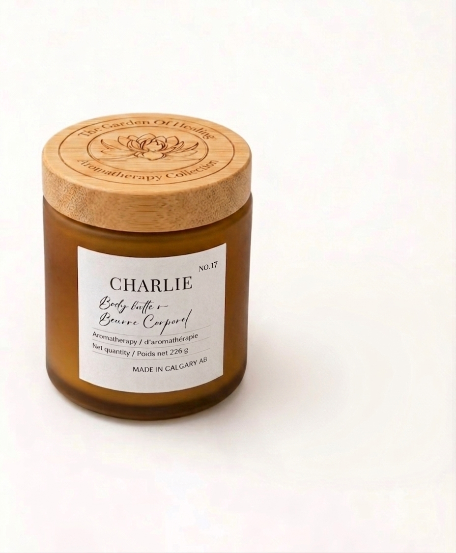 Charlie Body Butter is a clinically potent, anhydrous botanical treatment featuring a tropical‑fruity aromatic blend and nutrient‑rich super‑butters for deep hydration and a radiant finish.