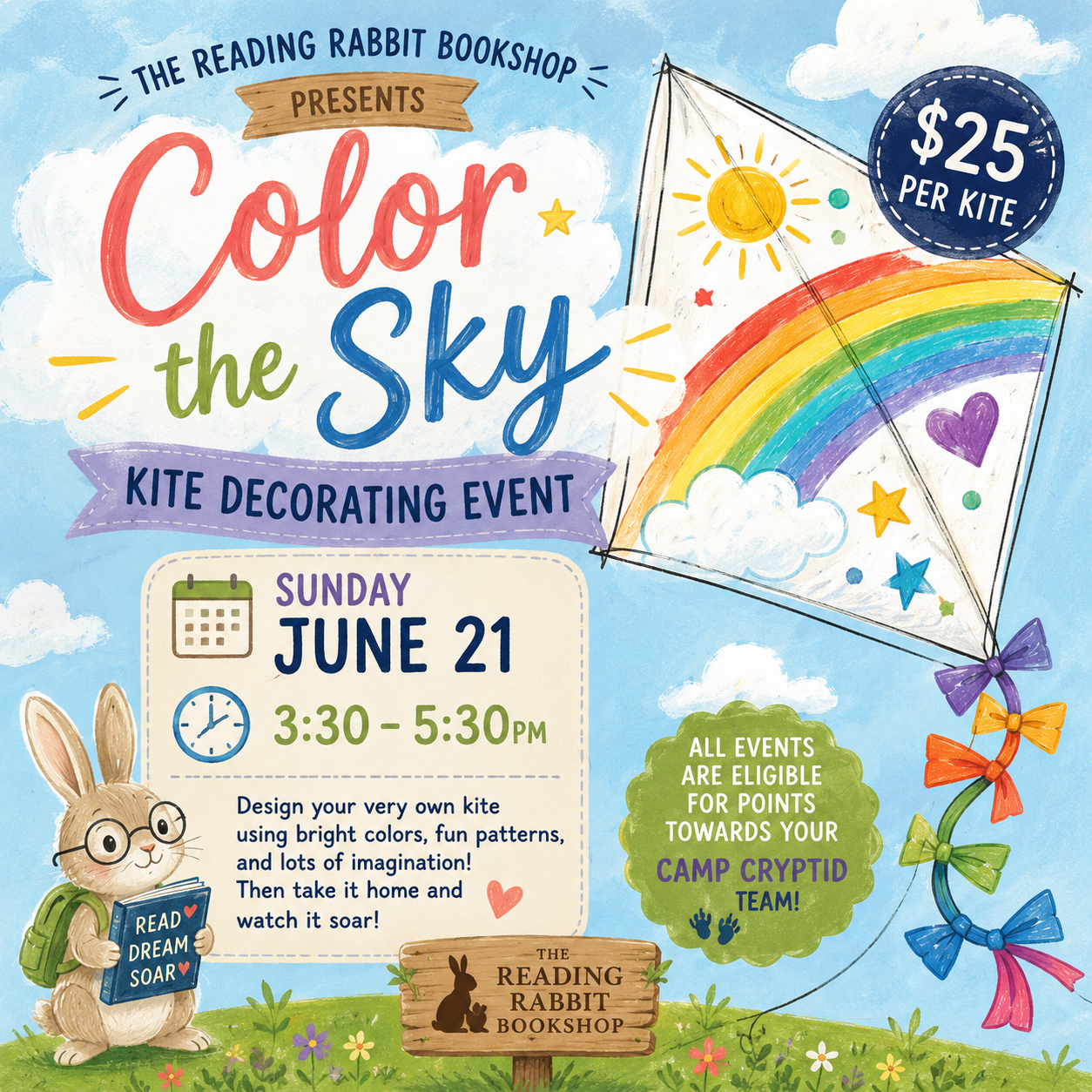COLOR THE SKY: KITE DECORATING 🪁