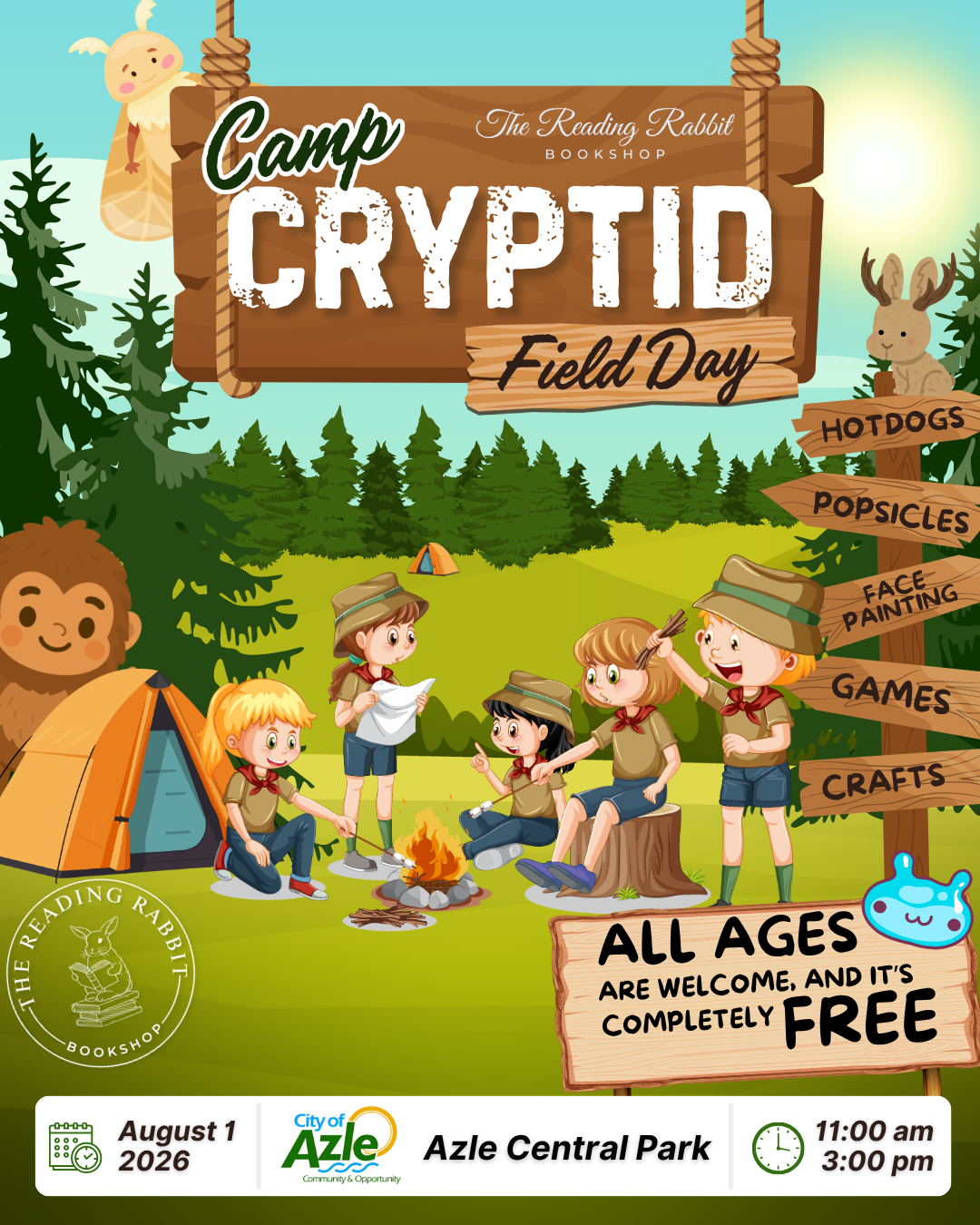 Camp Cryptid Field Day is Almost Here!