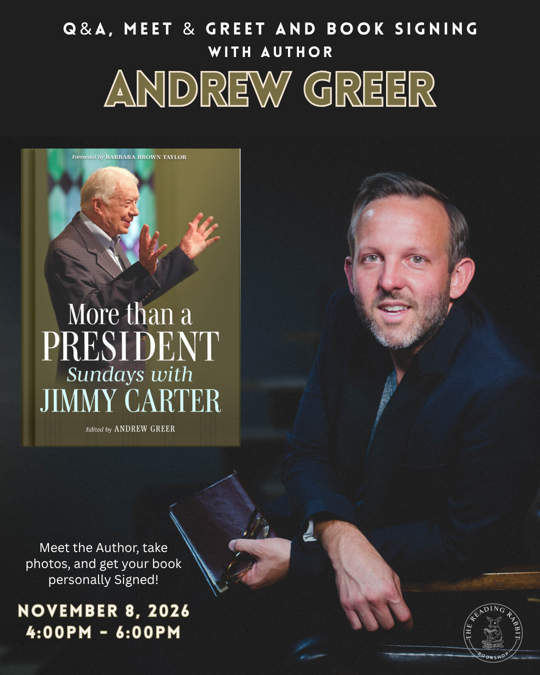 Andrew Greer | Q &amp; A, Author Meet &amp; Greet &amp; Book Signing