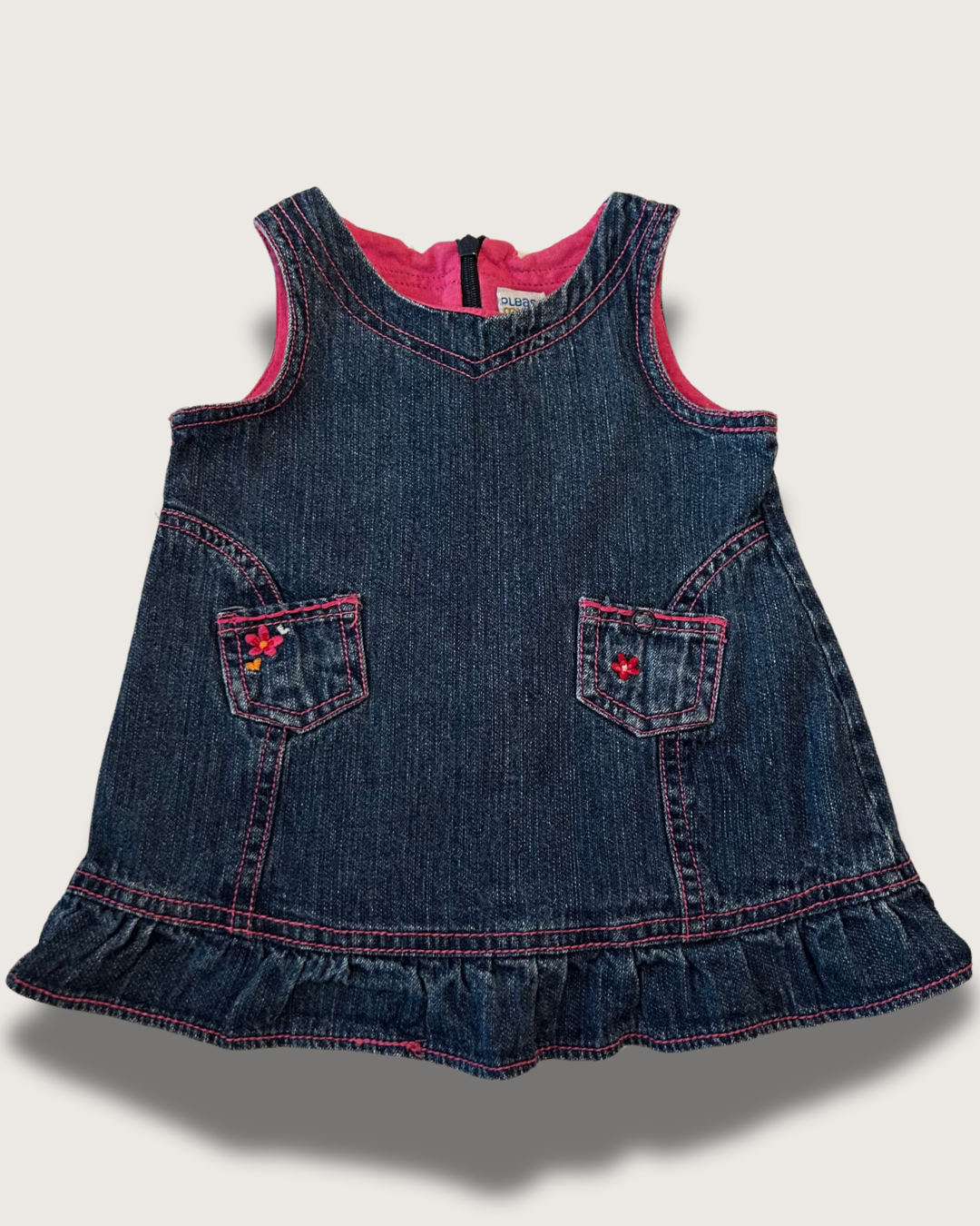 Vintage/Y2K Please Mum Denim Dress