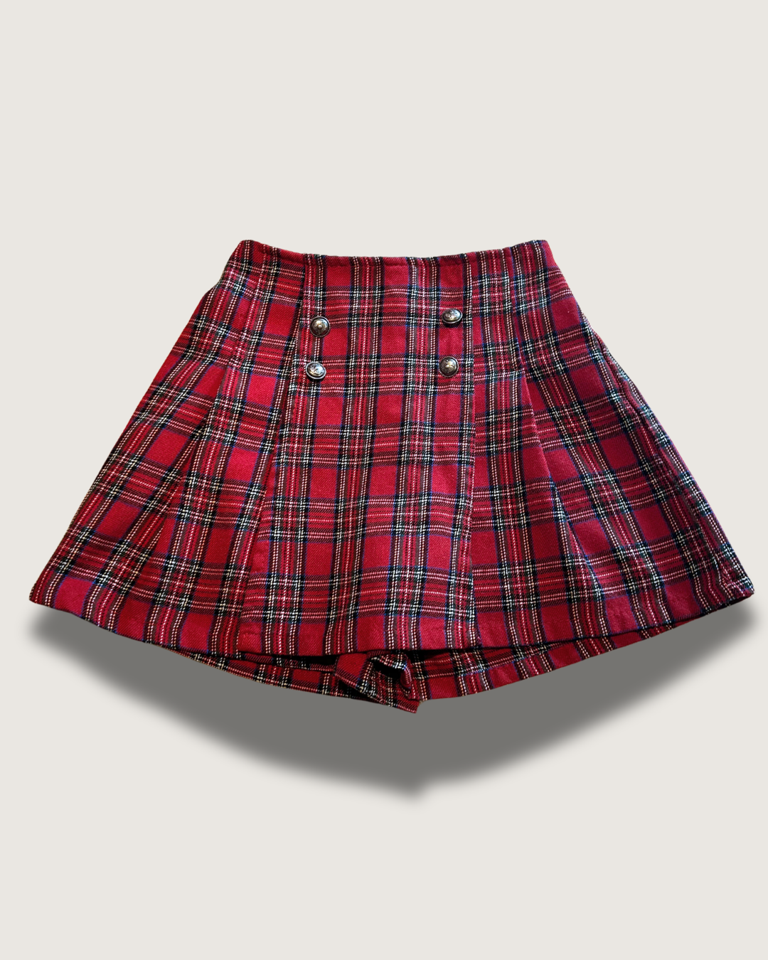 Vintage - Color Circuit - Plaid Skort
