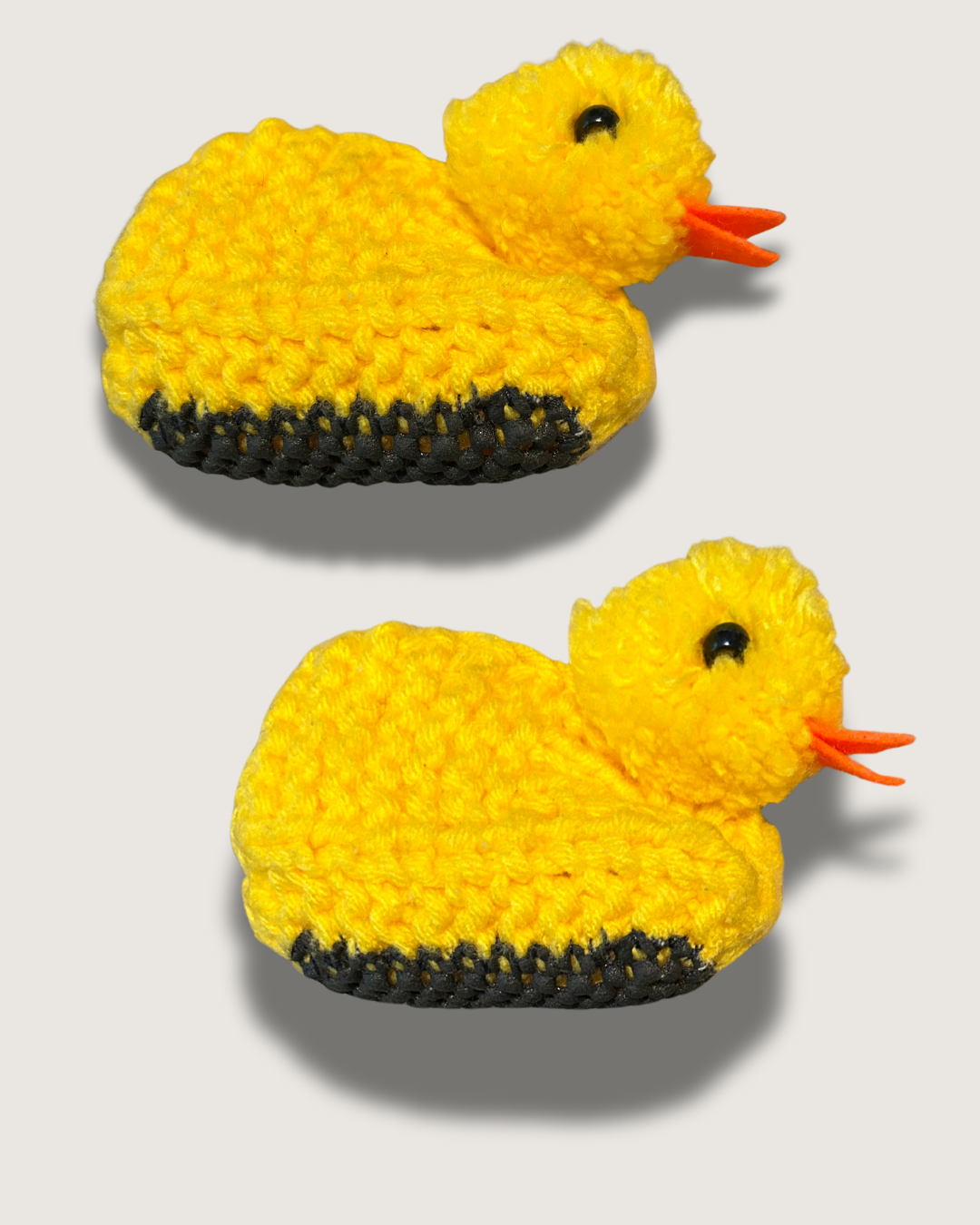 Vintage (Handmade) Knit Duck Booties