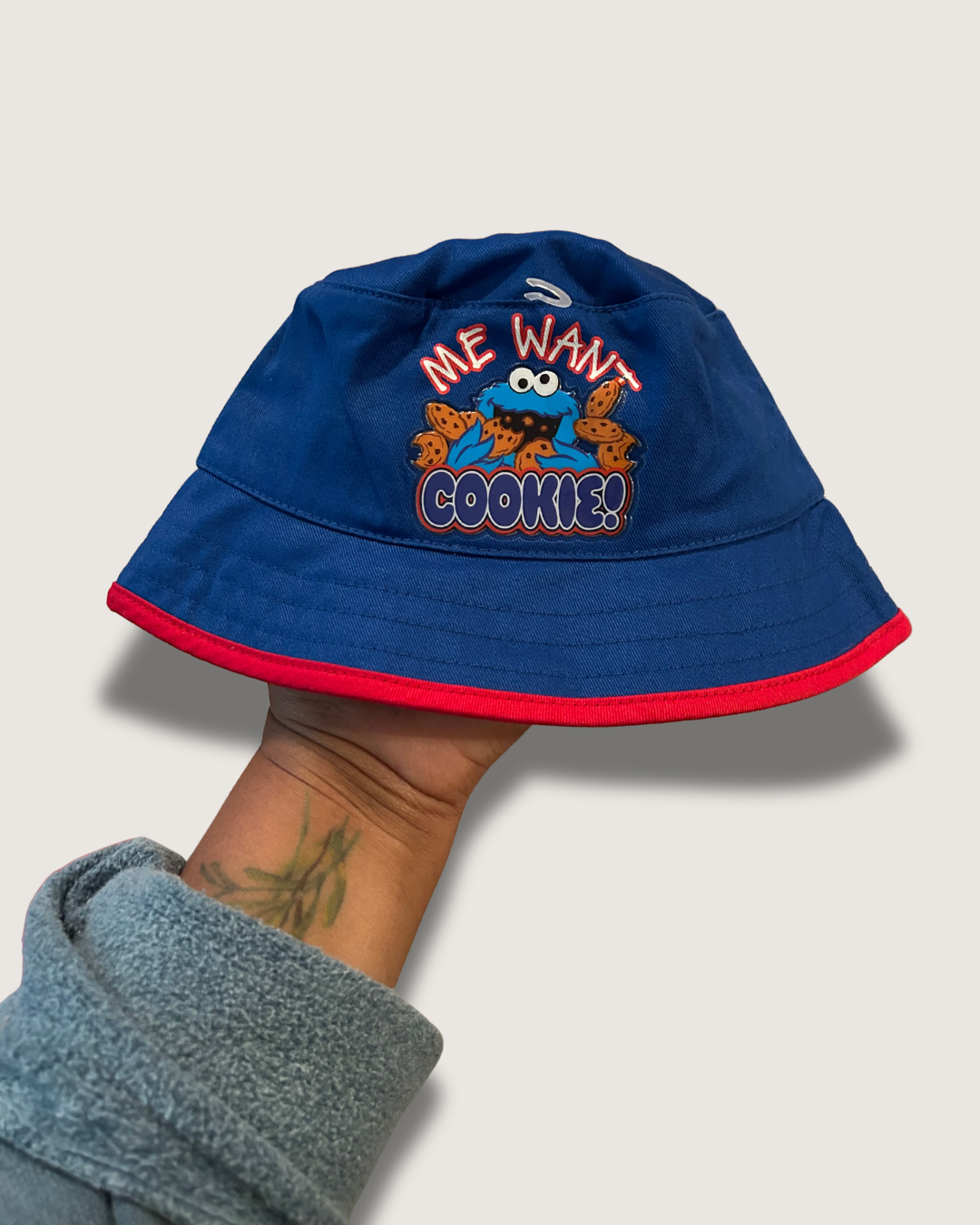 Y2K (2010) Sesame Street - Cookie Monster Bucket Hat