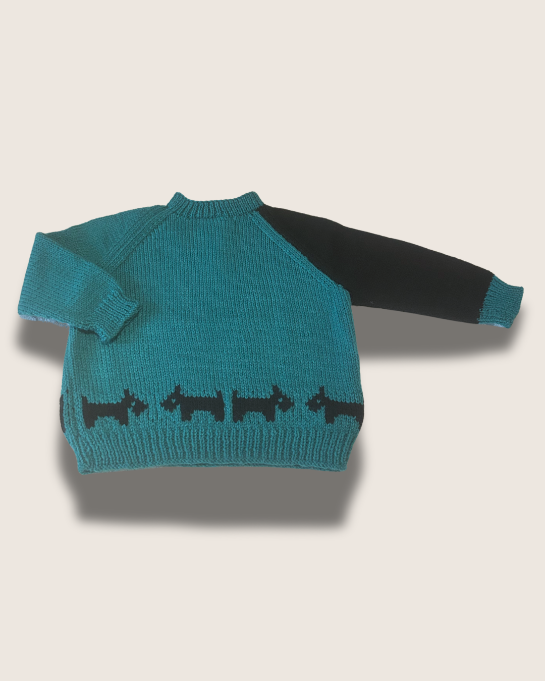 Vintage (Handmade) Knit Sweater (Scotties)