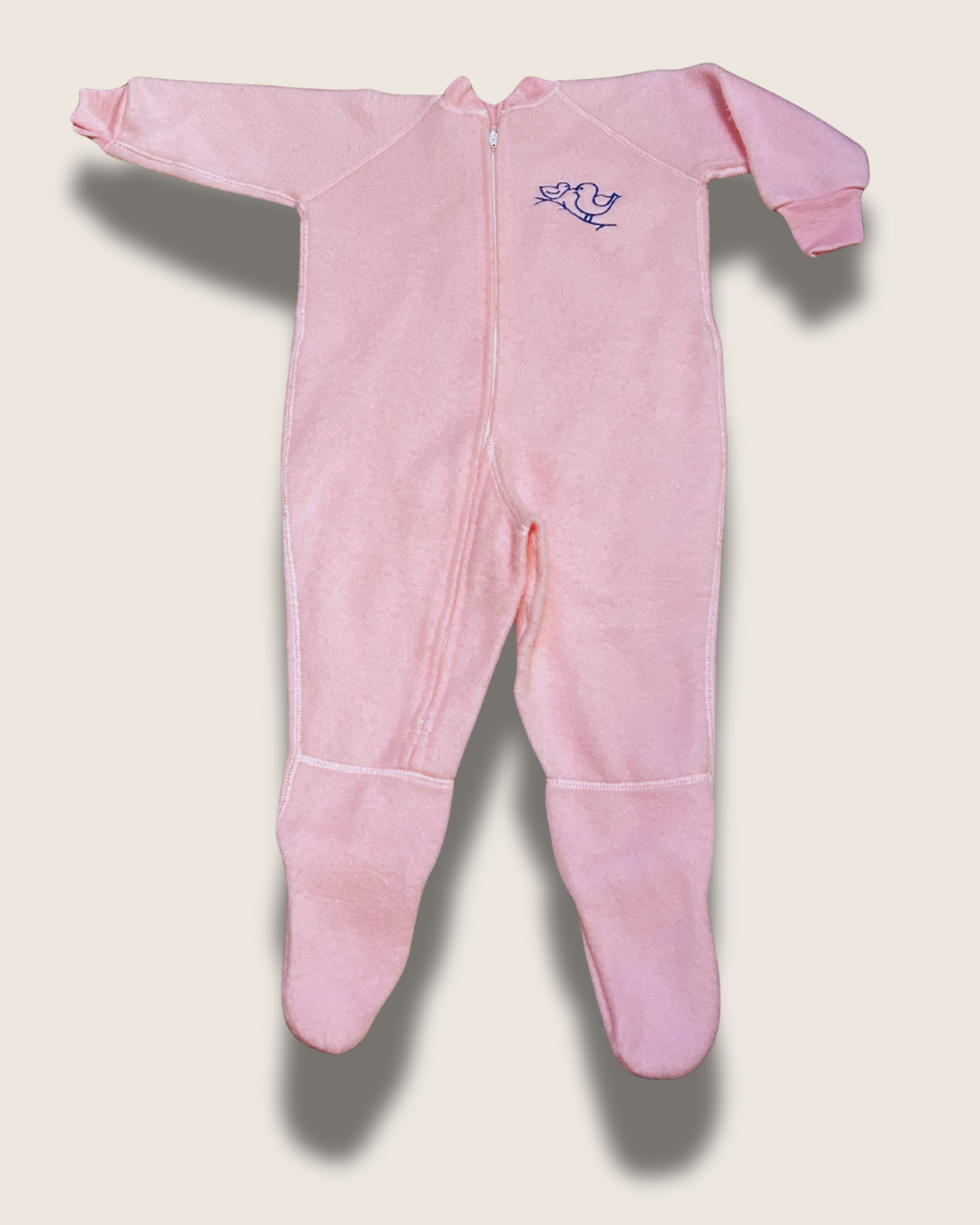 Vintage Baby's Own Fleece Footie
