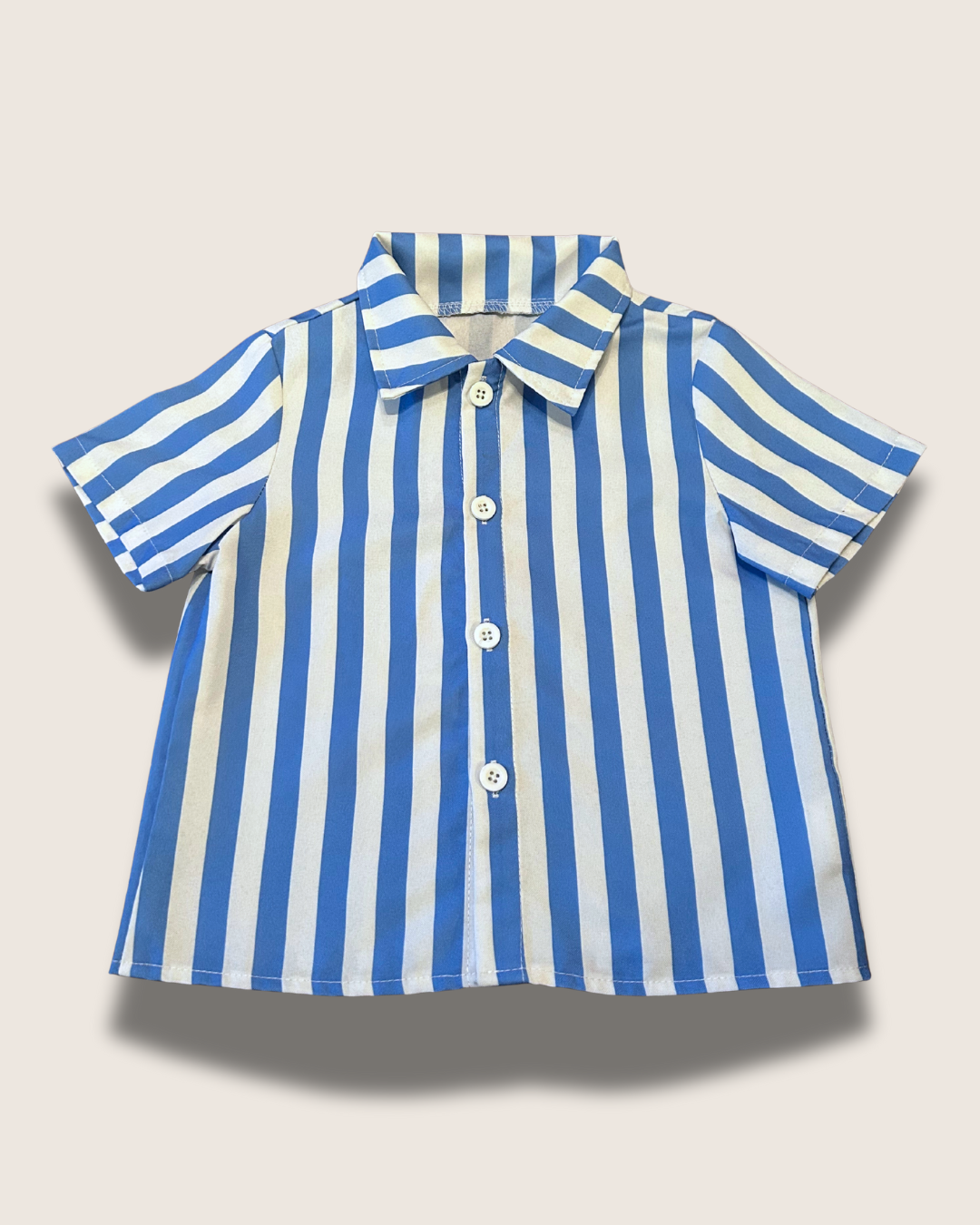 Vintage-Inspired Stripped Button-Up