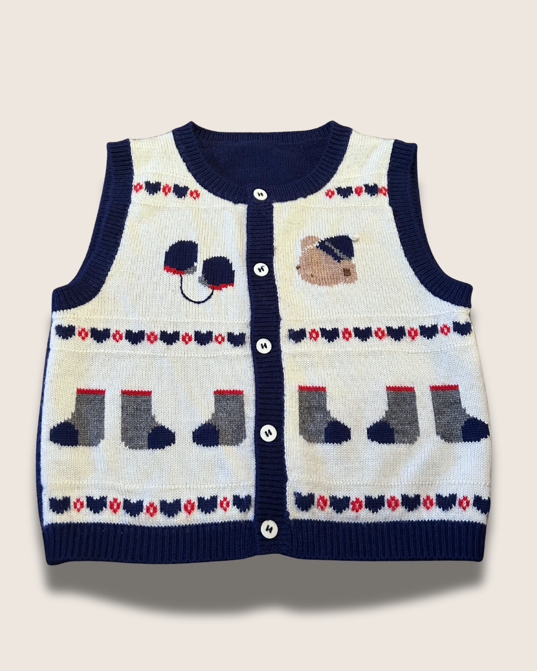 Vintage-Inspired Knit Vest