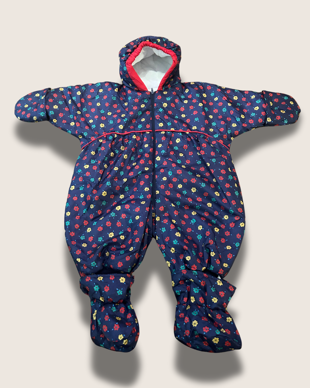 Vintaga Ice Castle (Floral) Winter Bunting Suit