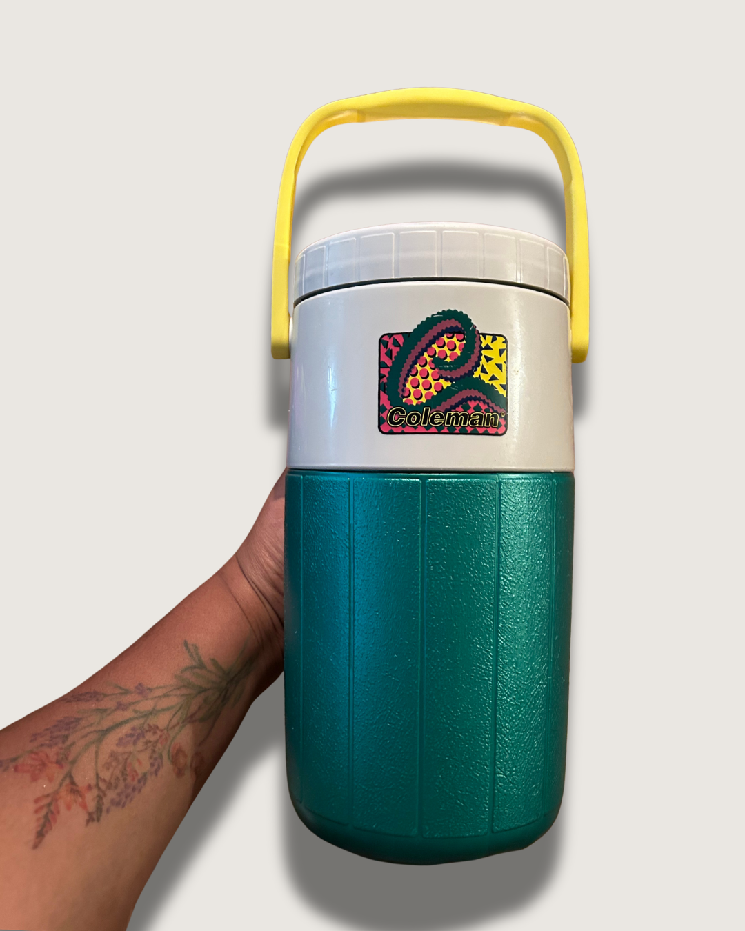 Vintage Coleman Water Cooler (Flip Straw)