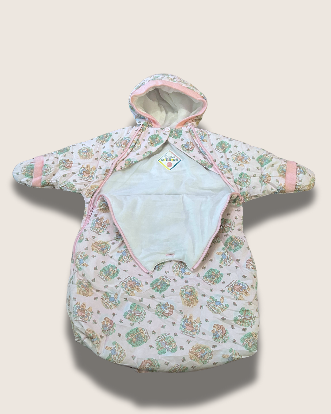 Vintage Beatrix Potter (Quiltex) Winter Bunting Suit