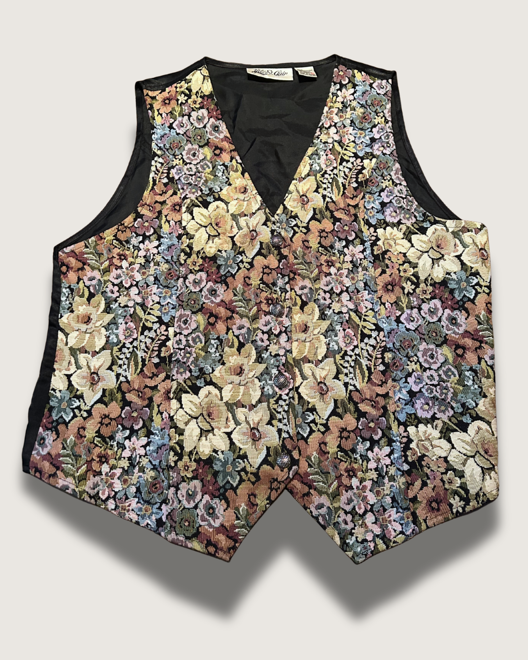 Vintage Jessica - Floral Tapestry Vest (Adult)