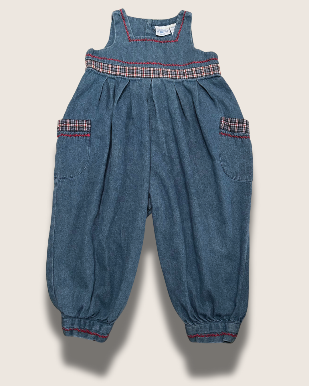 Vintage Hartstrings Denim Romper