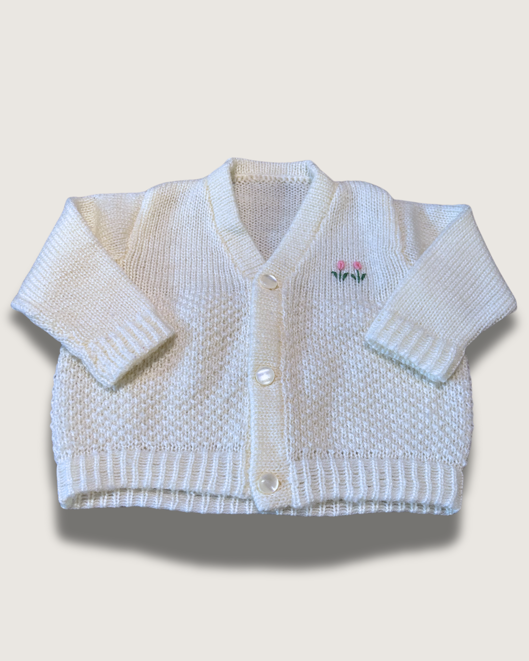 Vintage Handmade Knit Cardigan