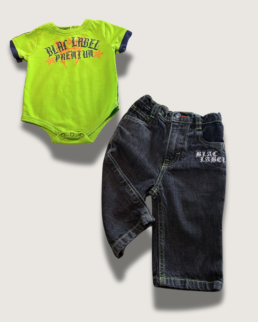 Y2K Blac Label 2-Piece Set