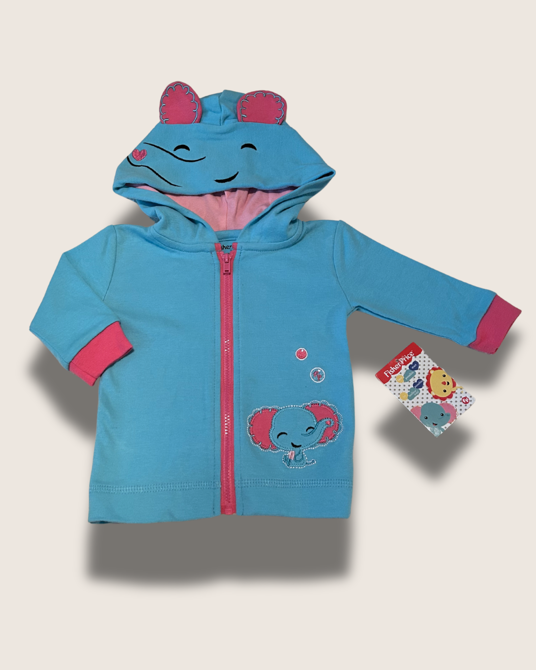 Y2K Fisher Price Full-Zip Hoodie