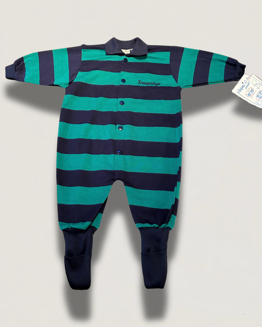 Vintage Snugabye - Convertible Footie/Romper