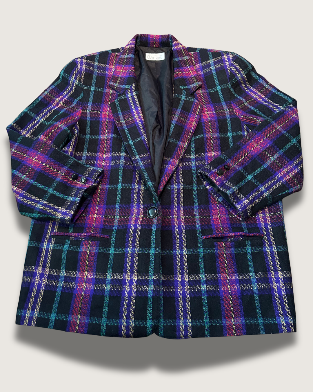 Vintage Visions - Jewel-Tone Tweed Blazer/Jacket (Women's)