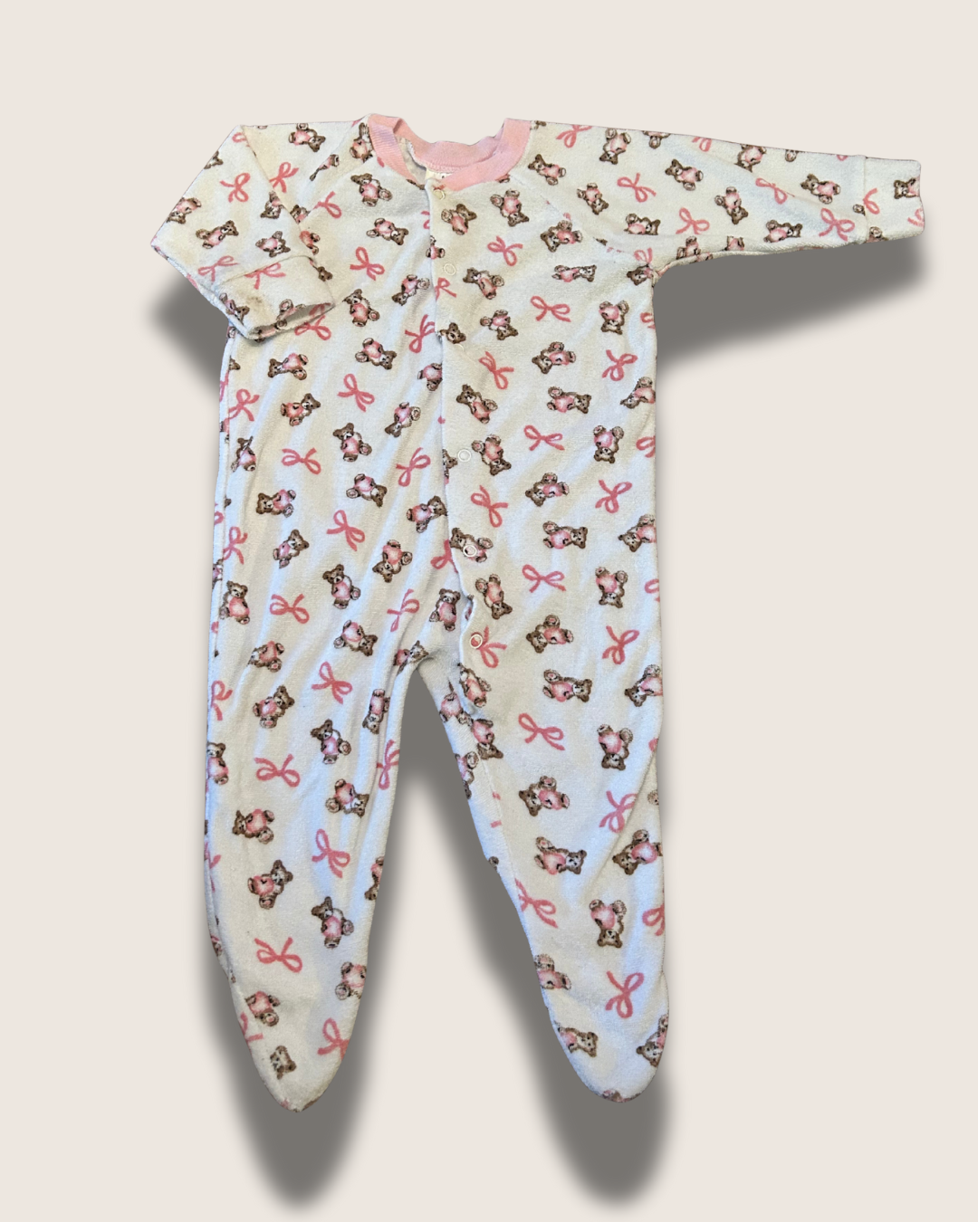 Vintage Terry-Cloth (Teddy) Footie