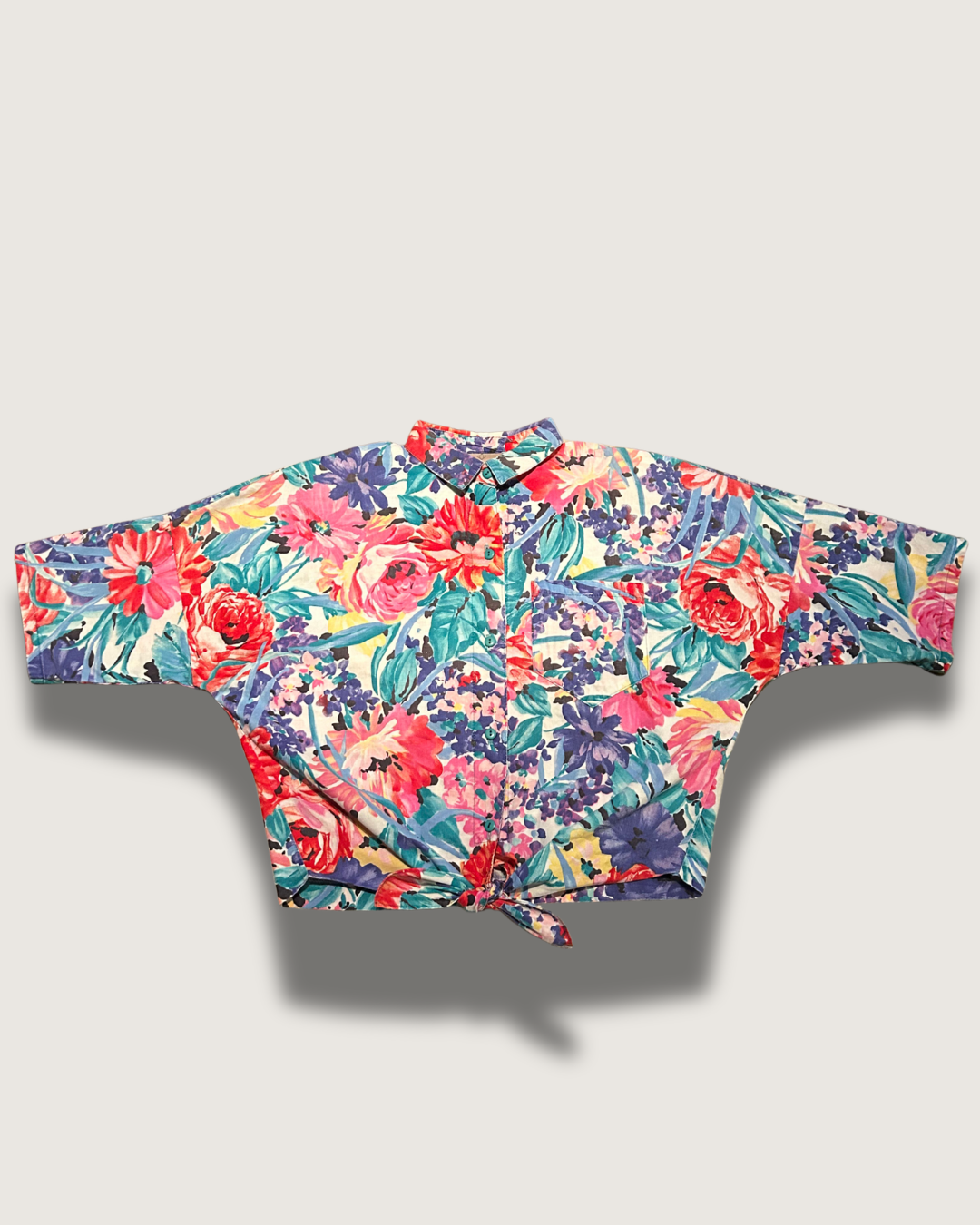 Vintage (80's) Obenna Front-Tie Crop