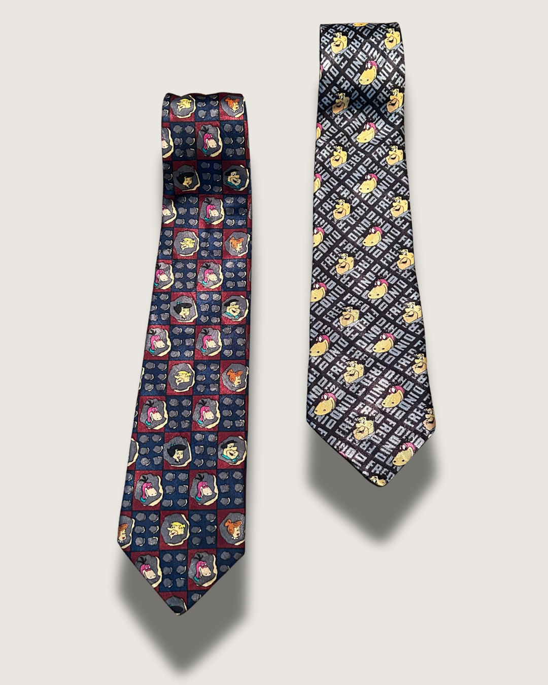 Vintage (Novel Ties) Flintstones (1994 & 1995) Tie Bundle