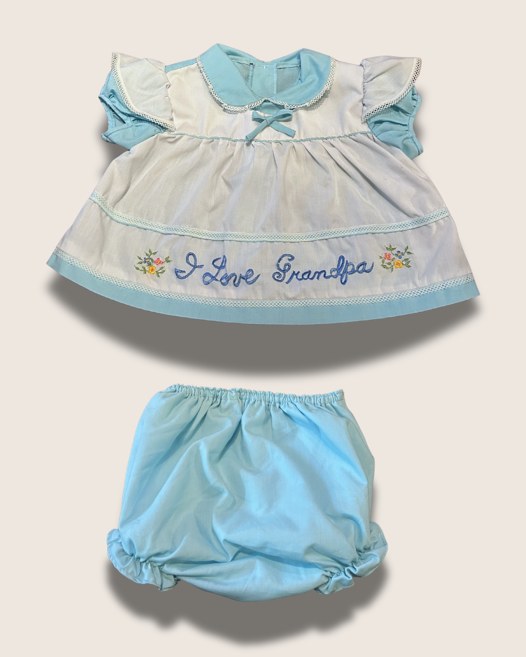 Vintage (I Love Grandpa) Blouse and Bloomer Set