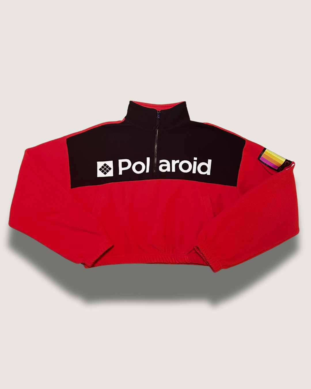 Vintage-Inspired  (2018) - Polaroid - Cropped Fleece Pullover