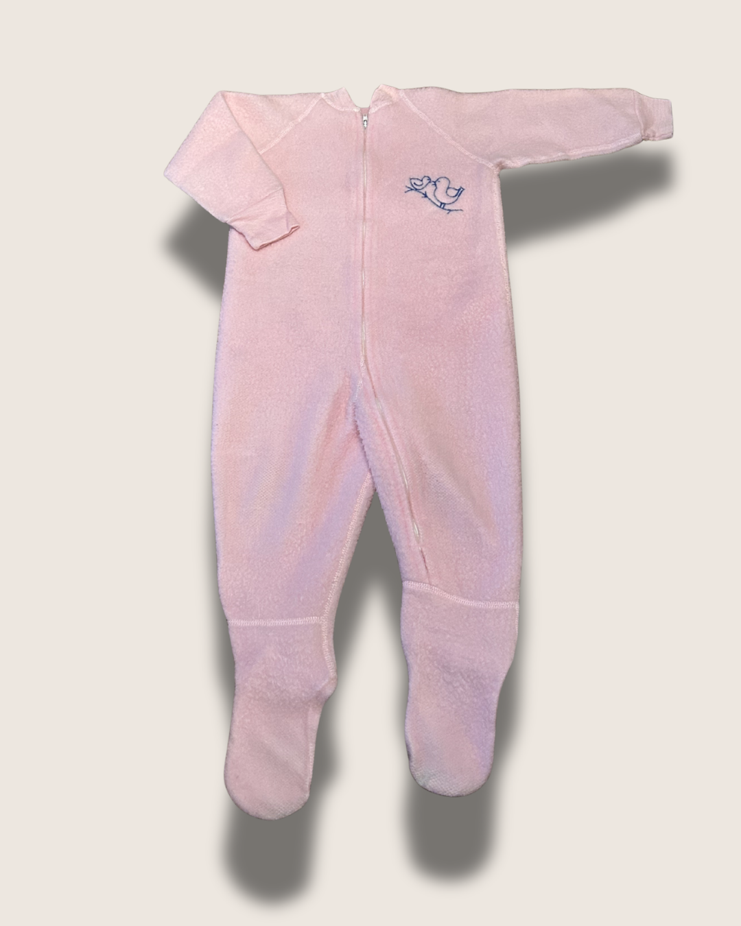 Vintage Baby's Own Fleece Footie