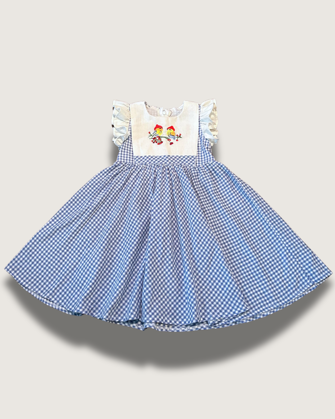 Vintage (Handmade) - Embroidered Picnic Dress