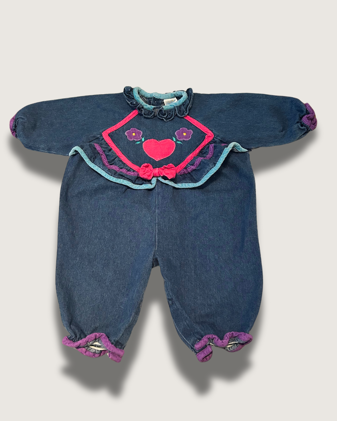 Vintage Mini Togs - Denim Romper
