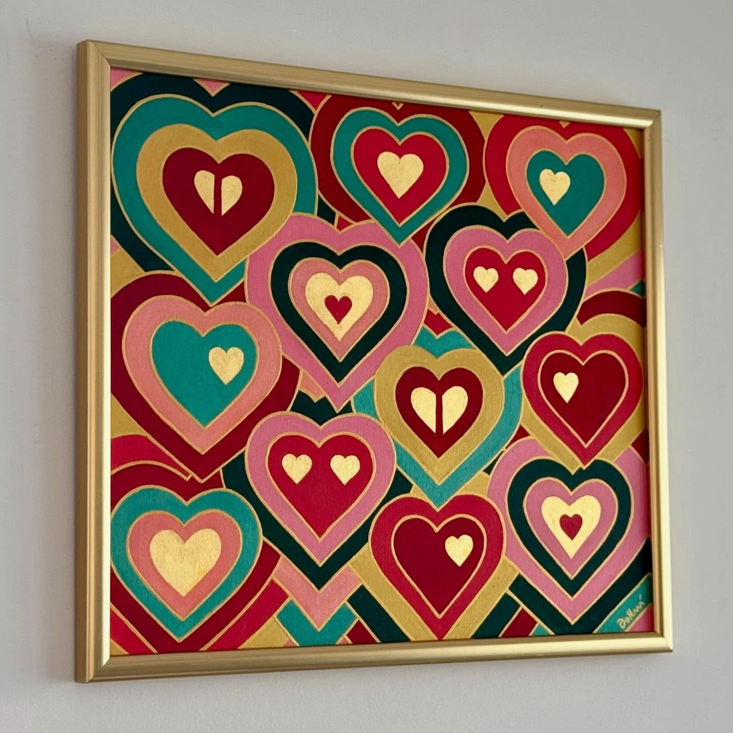 Universal Joy is a tribute to the strength, love, and light within us🩷💛❤️

#oilpaintings #goldleaf #goldleafpainting #dohnanism #transcendentalsymbolism #umenie #originalstyle #metaphysical #naseslovenske #luxembourg #infinite #dohnanism #hearts #s