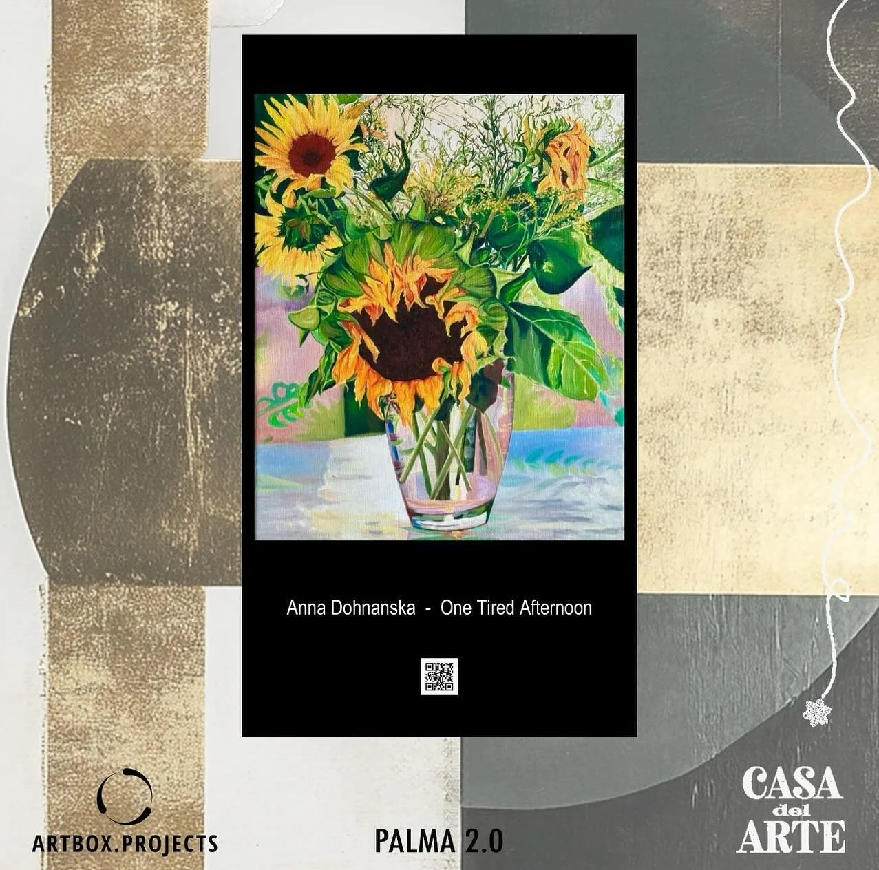 I&rsquo;m excited to share that my latest painting &ldquo;One Tired Afternoon&rdquo; or &ldquo;In the Summer Heat&rdquo; will be displayed digitally at the gallery CASA del Arte Palma in Spain, as part of an exhibition organized by Artbox Projects, r