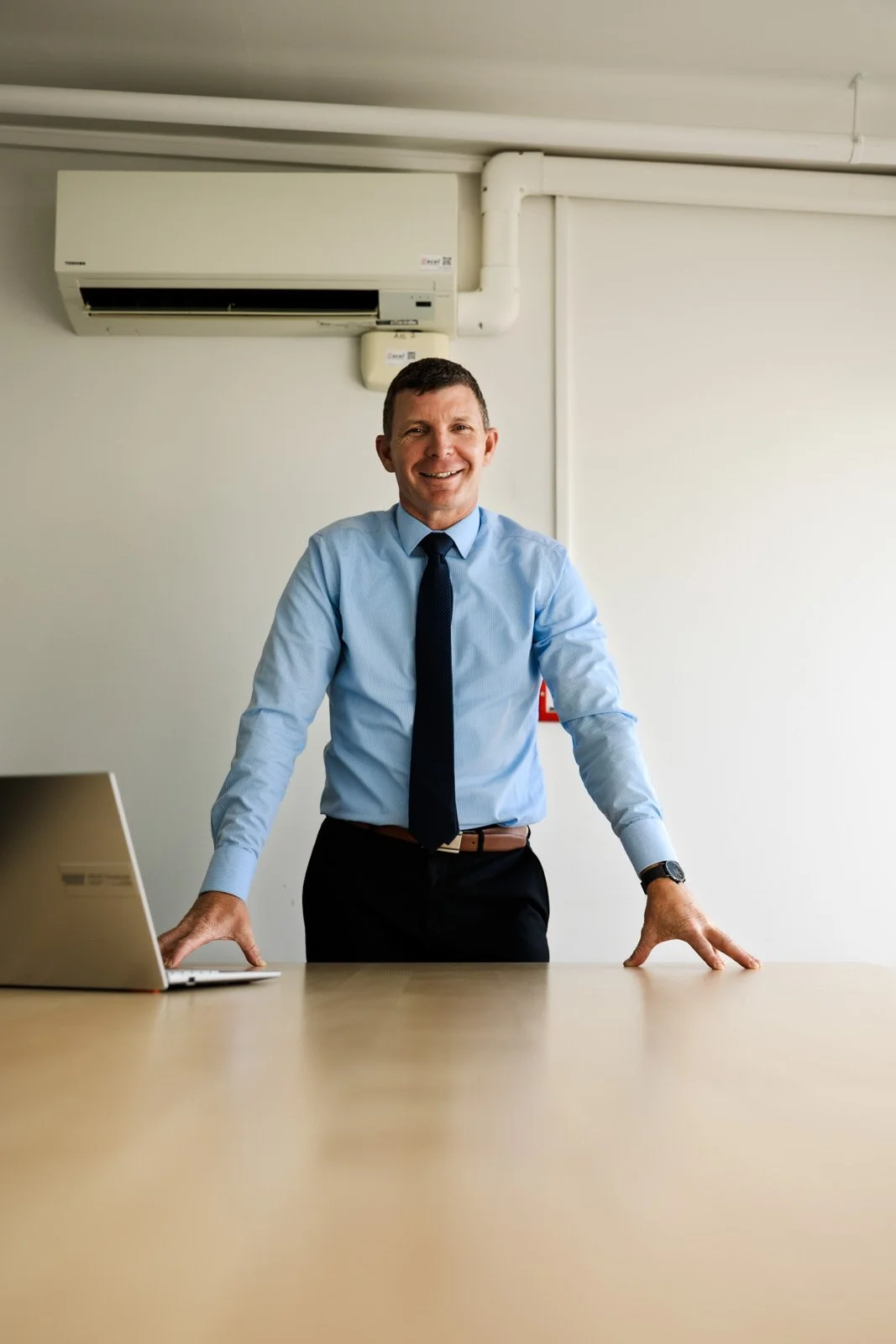 Brian Walsh, Director of BMW Consultancy, studio portrait