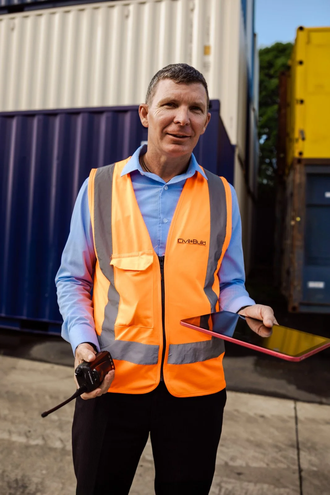 Brian Walsh, Director of BMW Consultancy on-site