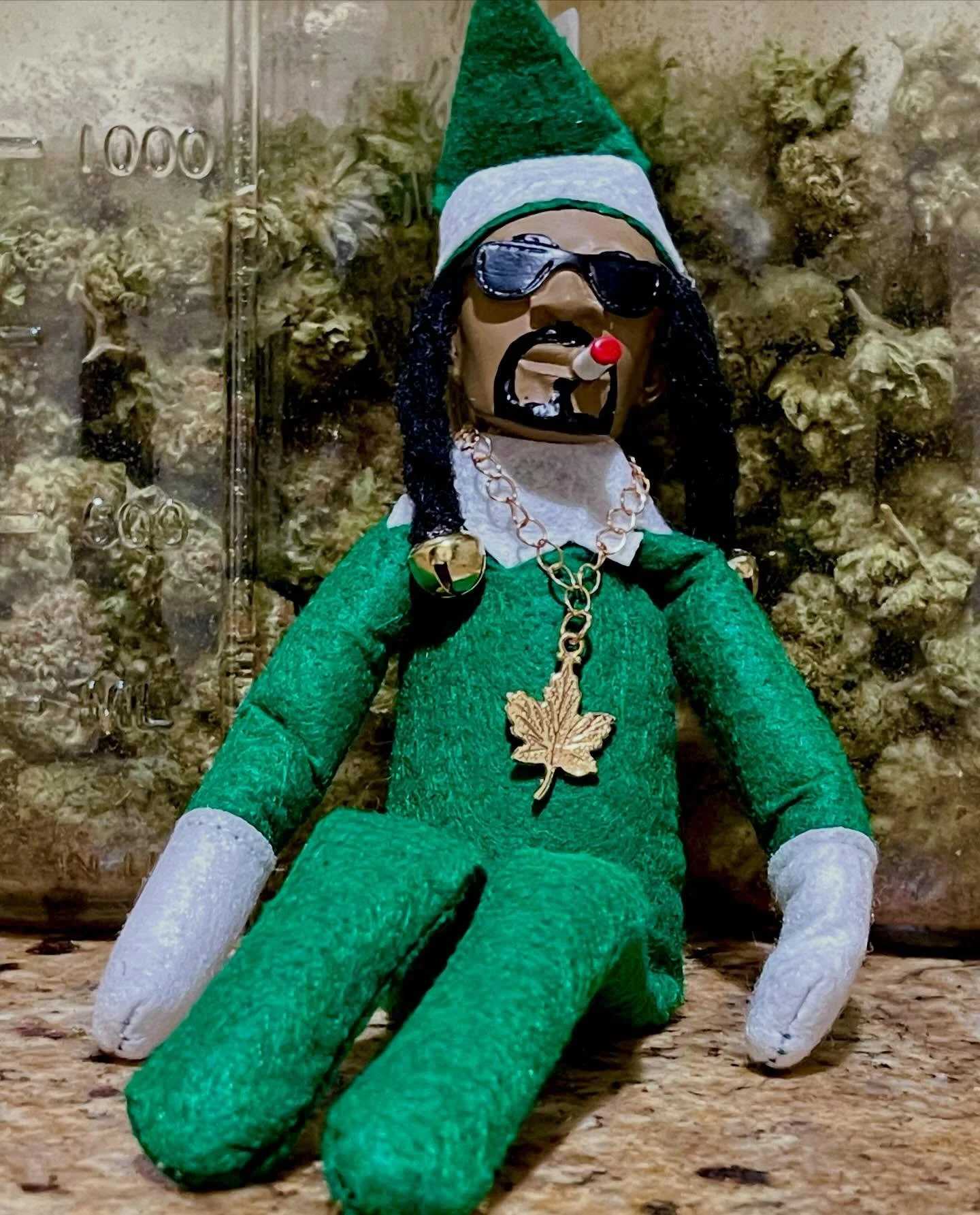 🎄✨ Forget Elf on the Shelf&hellip;
Meet Snoop on a Stoop 😎💨🍃 
Posted up, minding his business, keeping the High Vibez very much alive.

High Vibez&rsquo; unofficial holiday mascot,
bringing elevated cheer, laid-back energy, and a little festive m