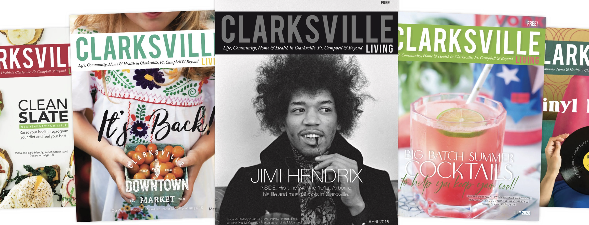 Clarksville Living Magazine - Editorial Design