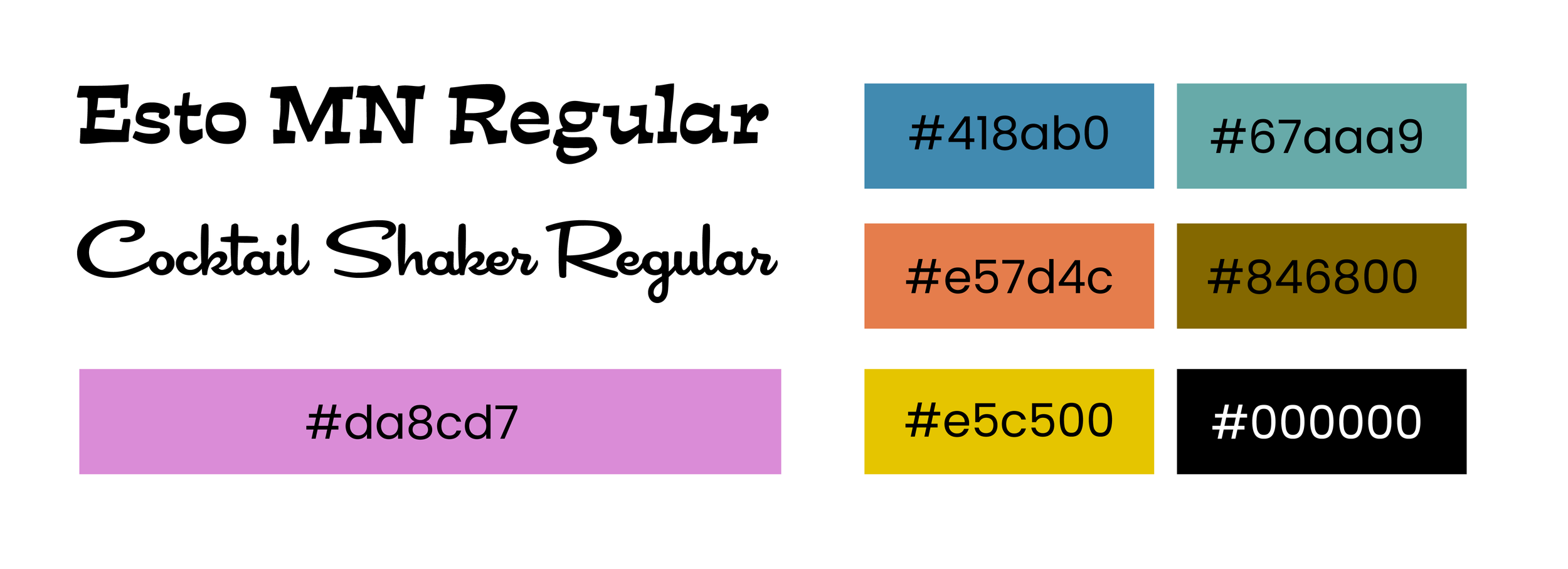 I developed a cohesive visual identity system, including:
Color Palette: A mix of deep sea blues, coral pinks, and golden yellows, evoking a vibrant, aquatic ambiance with a touch of vintage warmth.
Typography: A combination of bold, retro display