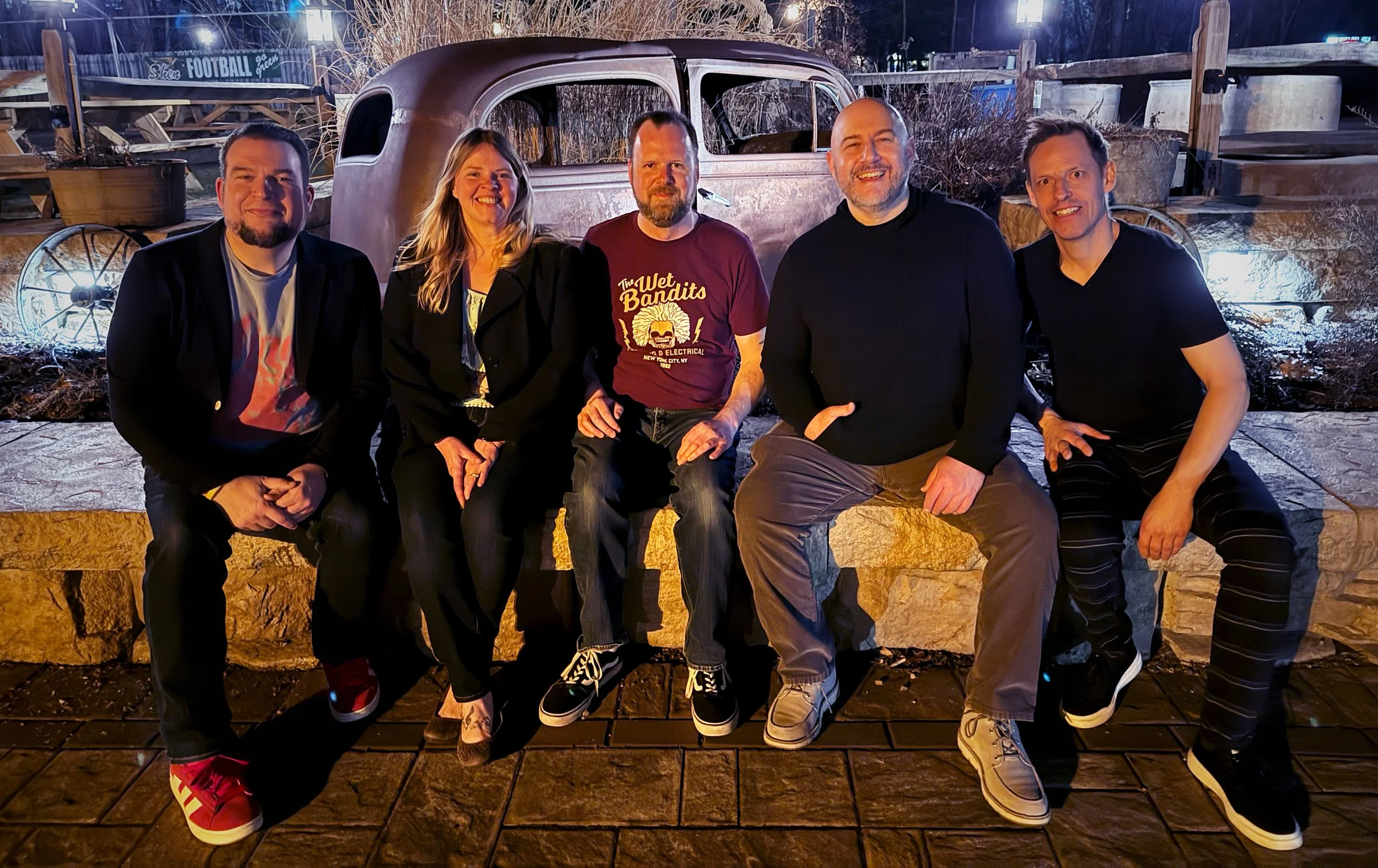 (Left to Right) Paul Denvir; Jennifer Finch; Joe Stoner; Mike Clark; Todd Smith