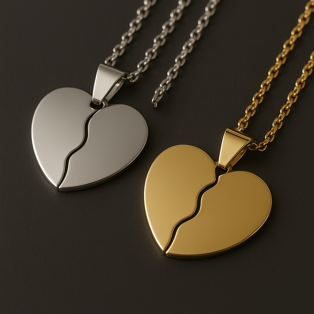 BFF Split Heart Necklace