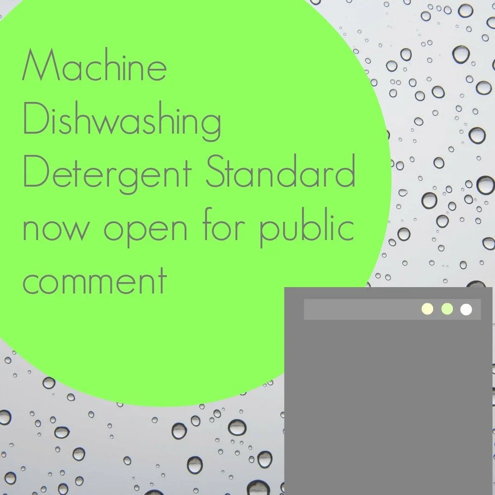 GECA’s Machine Dishwashing Detergents Standard is now open for public comment